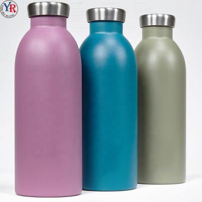 China Sustainable Travel Vacuum Insulated Hot Drinking Double Wall 304 Stainless Steel Mugs Sport Water Bottle for sale