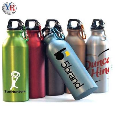 China 500ml PORTABLE Outdoor Camping Traveling Mug Color Change Aluminum Sports Water Bottles With Logo for sale