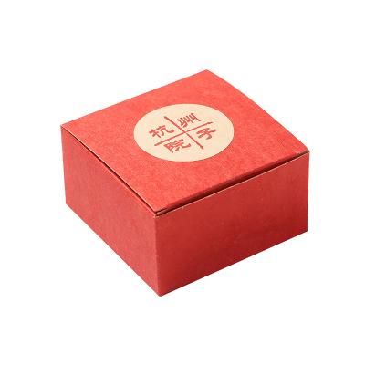 China Disposable Crafts Paper Embossing Finisehd Cake Packing Box For Promotion for sale