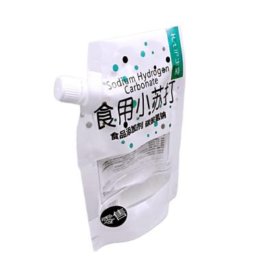 China Disposable Pouch Spout Clear Plastic Printing Bag Custom Printing for sale