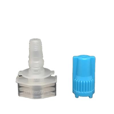 China Non Spill Shantou Junyi Factory Hot Sales Plastic Spill-Resistant Spout Covers 2.9mm Medicine Spout Pouch High Quality Cap for sale