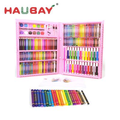 China Lightweight Wholesale School Drawing Set For Kids Art Set , 180Pcs Good Quality Girls Art Set for sale