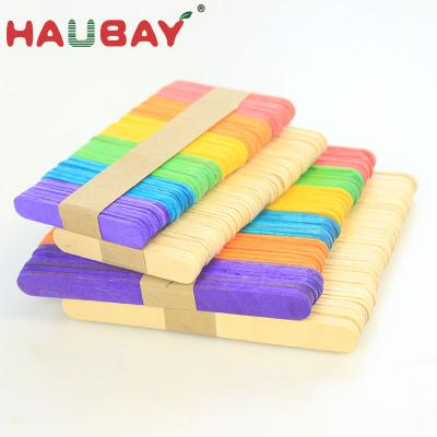 China 65MM 114MM 150MM Birch Popsicle Lolly Craft Work Stick Wooden FSC House Sale Supplier Birch Wooden Ice Cream Sticks for sale