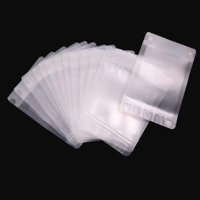 China Moisture Proof Zipper Bag Eco Friendly Resealable Matte Plastic Packaging Bag Food Grade Clear Stand for sale