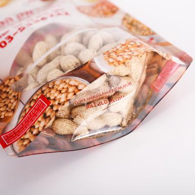 China Custom Printing Moisture Proof Plastic Food Packaging Resealable Moisture Proof Bag With Zipper for sale