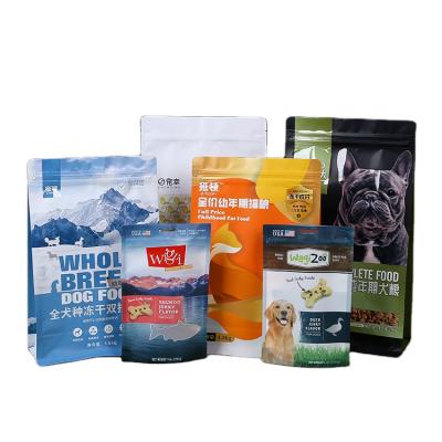 China Moisture Proof Pet Treat Stuff Food Packaging Bags Promotional Plastic Customized Holder Bags Dog Food Bag for sale