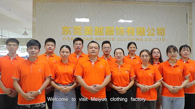 Verified China supplier - Dongguan Meiyue Clothing Co., Ltd.