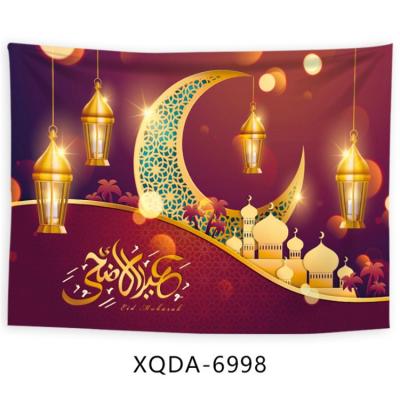 China New Customized Tapestries Ramadan Home Decoration Muslim Eid Mubarak Kareem Beach Towel Ramadan Series 2021 Dobby Polyester Printing for sale