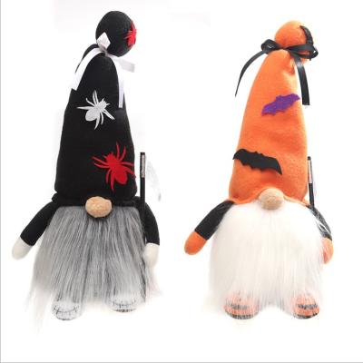 China Non Woven Fabric Halloween Gnomes Plush Doll Faceless Light Background Handmade Ornaments For Halloween Holiday Party Home Decorations for sale