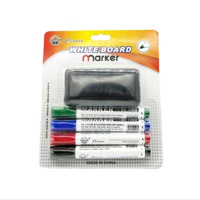 China School Supplies 5pcs Stationery Set of White Board Markers with Dry Eraser Set for Office or School Supplies for sale