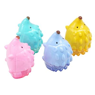 China Lovely Double Hole Kawaii Hedgehog Eco Friendly Student Sharpener for sale