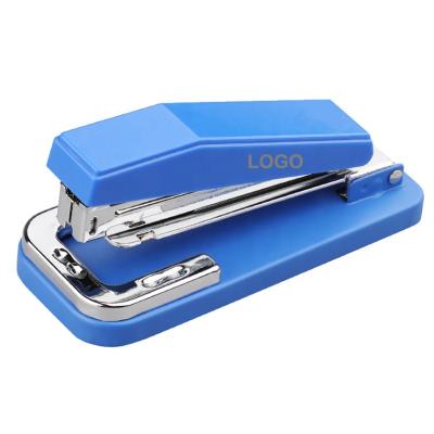 China Convenient 360 Degree Rotating Plastic Paper Desktop Stapler Customized For Office for sale