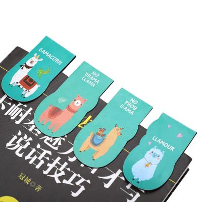 China Europe Mixed 4 Piece Magnetic Cartoon Custom Design Die Cut Bookmarks For Book for sale