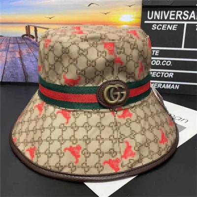 China Character Reversible 100% Cotton Packable Bucket Hat Hunting Summer Travel Bucket Hat for sale