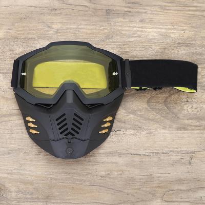 China Sports  Glasses Windproof custom design high quality off-road racing motorcycle goggles google motocross goggle face shield for sale