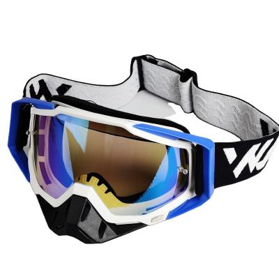 China Anti-scratch Outdoor Sport Cycling Windproof Snow Sunglasses Anti Fog Motocross Goggles Motorcycle Glasses for sale