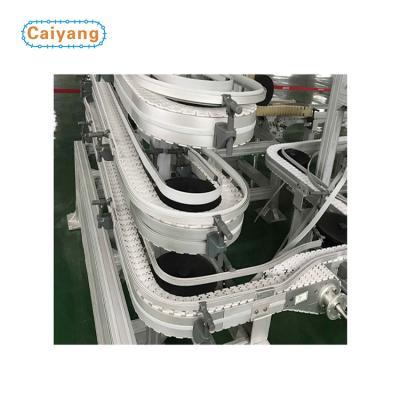 China Processing Transfer Industry CY-FC01 Flexible Chain Conveyor Stainless Steel / Plastic Conveyor for sale