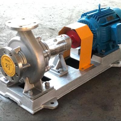 China Horizontal High Temperature Oil Relay Oil Circulation Centrifugal Pump for sale