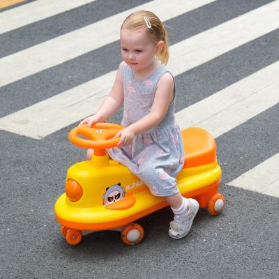 China Hot Sale Comfortable Children's Riding Toys Ride On Wheels Toy Baby Kids Swing Car for sale