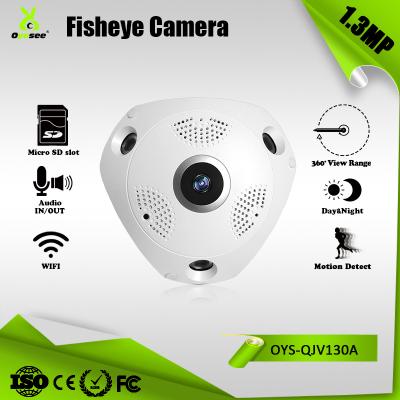 China Wifi 1280X1024 Panoramic Fisheye Camera OYESEE 1.3MP WIFI Fisheye v380 IP Smart Net Camera with Voice Intercom 360 View Two Way Chain for sale