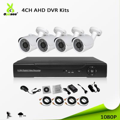 China High quality waterproof/waterproof AHD cctv camera 1080p cctv camera with dvr system infrared 30m ip66 on hot sale for sale