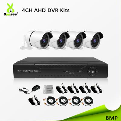 China Waterproof / CCTV Infrared Night Vision 30m 4ch 8 IP66 Kit MP 4K Ahd Waterproof Camera System Waterproof IP66 for sale