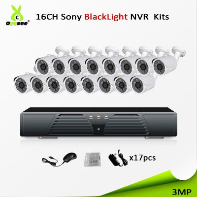 China 2018 Security IP66 IR Security P2P System Kit CCTV Camera 16ch NVR CCTV Camera 16ch NVR Metal Chain 30m Waterproof/Waterproof/New Design 3mp HD With TV Power Supply And Cables closed circuit for sale