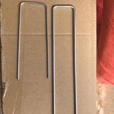 China 6 Inch 11 Gauge Modern Galvanized Garden Clips Landscape Pins for sale