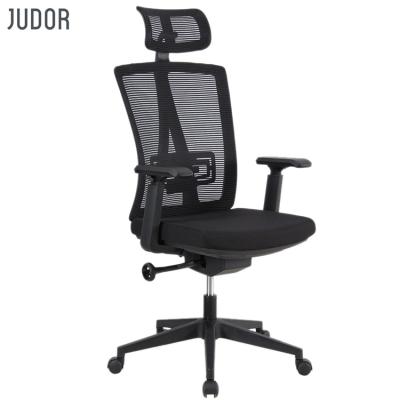 China (Size)Judor Manufacturer Commercial Swivel Ergonomic 4D Adjustable Office Mesh Chair Adjustable Boss Chair for sale