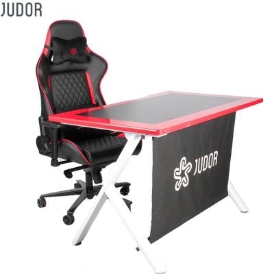 China (Other) Judor Room Adjustable Computer Game Desktop PC Game Video Game Table For Office Furniture for sale