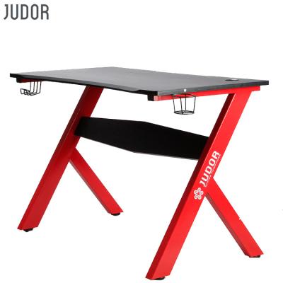 China (Other) Judor Adjustable Computer Gaming Desk Modern Racing Gaming Table for sale