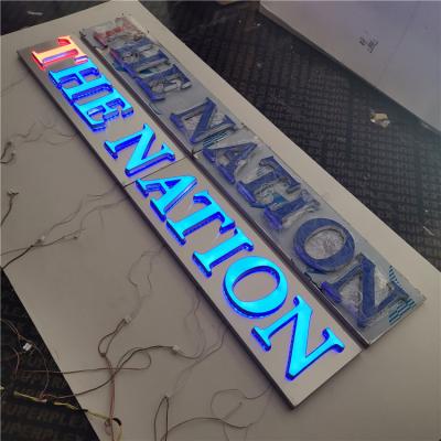 China Shops Acrylic Led Sign 3d Acrylic Signage Logo Led Channel Letter for sale