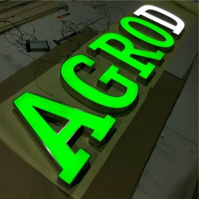 China Buildings China Factory Front Lit Epoxy Logo Signs Custom Resin 3D Led Channel Letters Signs for sale