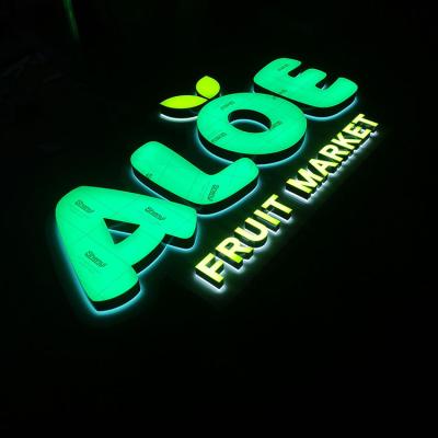 China Factory Supply 3D Light LED Sign Channel Letter LED Backlit Indoor and Outdoor Acrylic Letters Frontlit and Backlit Sign for sale