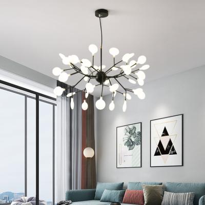 China Fireflies 63 Contemporary Lamp Wholesale Nordic Chandelier Hanging Kid's Room Decorative Lighting Led Kitchen Chandeliers and Pendant Light for sale