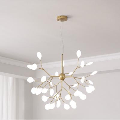 China 63 Lamps Modern Nordic Contemporary Firefly Chandelier Lighting Firefly Living Room Bedroom Dining Room Lighting Firefly Chandelier for sale