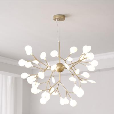 China 54 Lamp Firefly Chandelier Modern Nordic Contemporary Lighting Firefly Chandelier Living Room Bedroom Dining Room Lighting Firefly Chandelier for sale