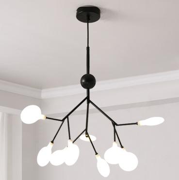 China 2021 Nordic modern simple bedroom light contemporary 27 lamp lamps luxury firefly chandelier for sale