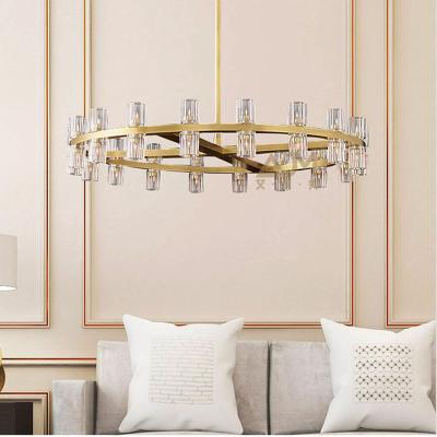 China 24 Light Contemporary Italian Designer Single Layer 24 Inch 24 Iron Chandelier Iron Lamp Tassel Lamp Indoor Customs for sale