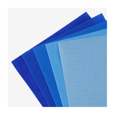 China Direct selling polyester nonwoven fabric series waterproof blue viscous nonwoven fabric machine elastic nonwoven fabric for sale