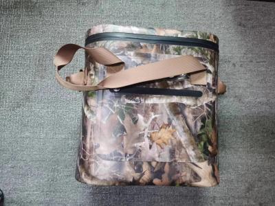 Chine Sac à dos de sac à lunch isotherme doux Camo avec fermeture à glissière anti-fuite à vendre