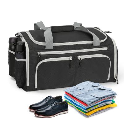 Chine Sac de sport personnalisé pliable avec compartiment à chaussures pour hommes à vendre