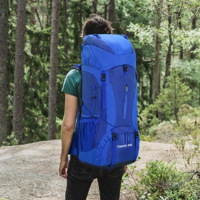 China Wasserdicht 600D PVC-Beschichtung Leichtgewichts-Wanderrucksack mit Innenrahmen zu verkaufen