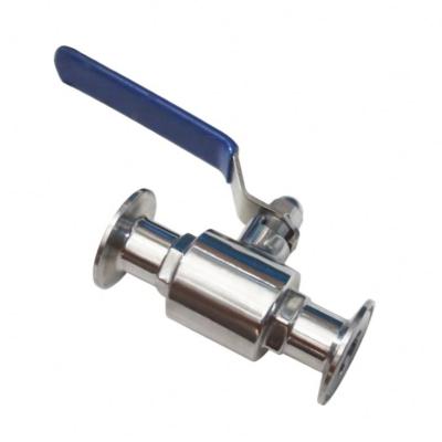 China High Quality General Widely Used Stainless Steel Sanitary Flange Tri Flange Ferrule Ball Valve for sale