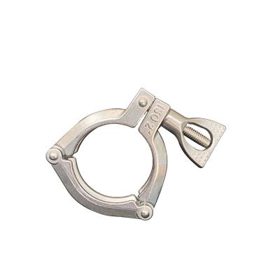 China Suitable Good Quality 3Pc Pipe Flange Price Ss304 316L Quick Flange Stainless Steel Tri Flange Ferrul Three Piece Flange for sale