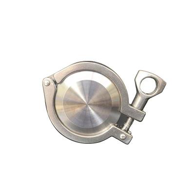 China Hot Selling Cheap Custom Food Stainless Steel 316L Tri Flange 304 Tri 1.5 Sanitary Ferrule End Cap for sale