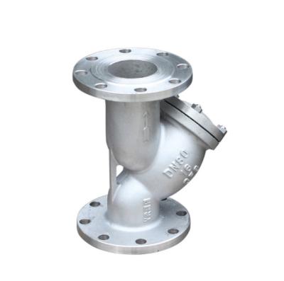 China ANSI DN40~DN200 General Standard 304 Stainless Steel Flange Y-Strainer , flange dn100 Y type strainer for sale