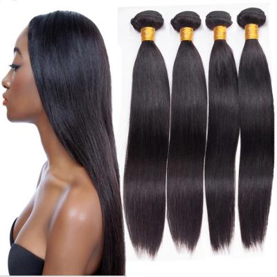 China Raw Cuticle Aligned Human Hair Extension Indian Brazilian Peruvian Straight Pulled Virgin Wefts Extensions Bundles Hair Vendors Machine Wig for sale