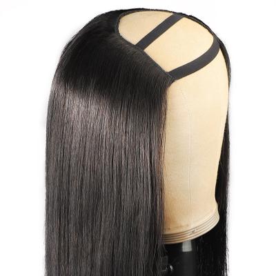 China Hairmii Natural Straight Brazilian Hair Wig U Part Wigs Deep Wave For Color Woman Cheap Remy Wigs Glueless 150% Density for sale