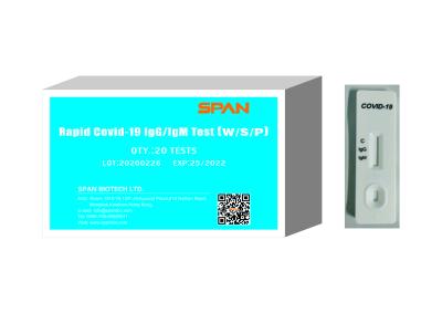 China Covid-19 IgG/IgM Ab Rapid Test (WB/S/P) for sale